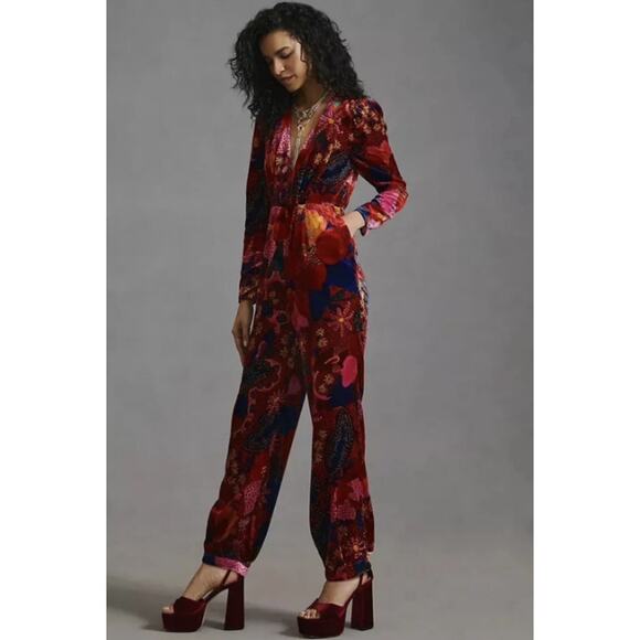 FARM Rio Multicolor Floral Jumpsuit - Picture 1 of 16